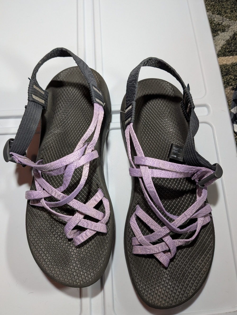 Purple Chaco ZX/2 Classic Women's Size 12 Dual Adjustable Strap Sandals - Picture 4 of 5